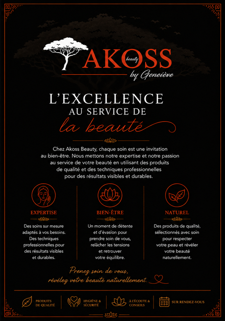 Tarifs soins du corps et massages – Akoss Beauty